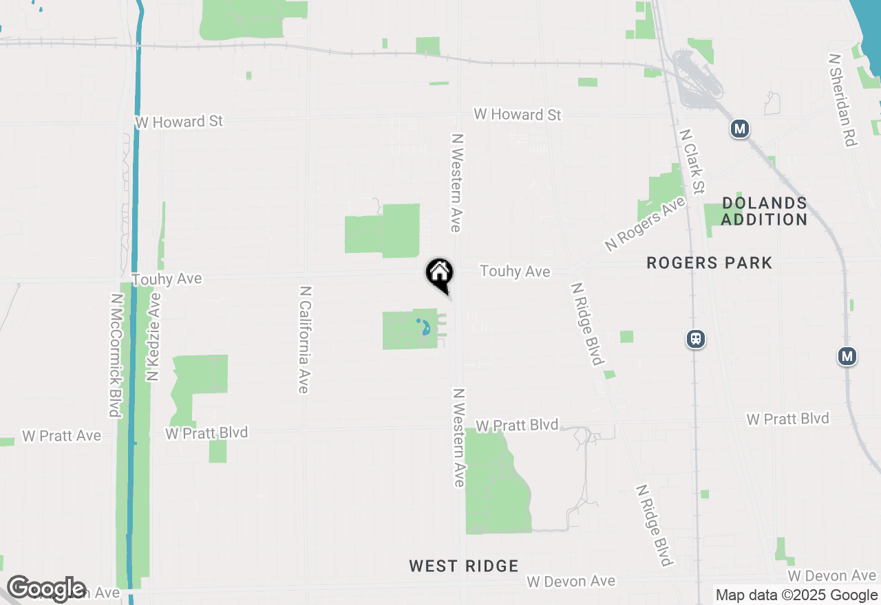 Map of 2472 W Estes Avenue #2, Chicago, IL 60645