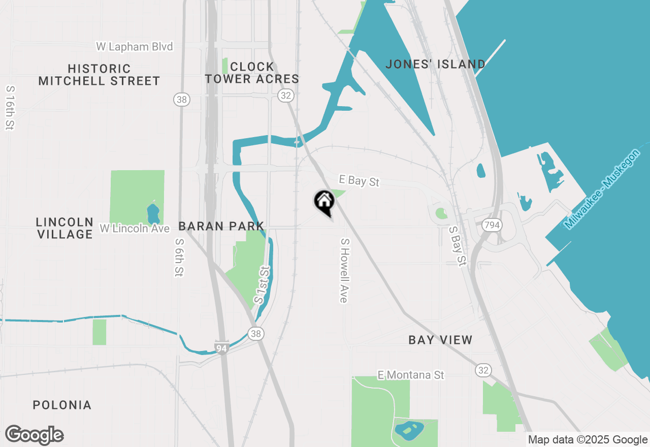 Map of 306 E Lincoln Ave #9, Milwaukee, WI 53207