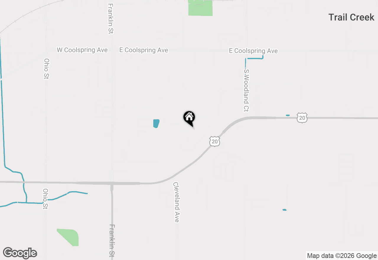 Map of 4122 Breckenridge Avenue, Michigan City, IN 46360