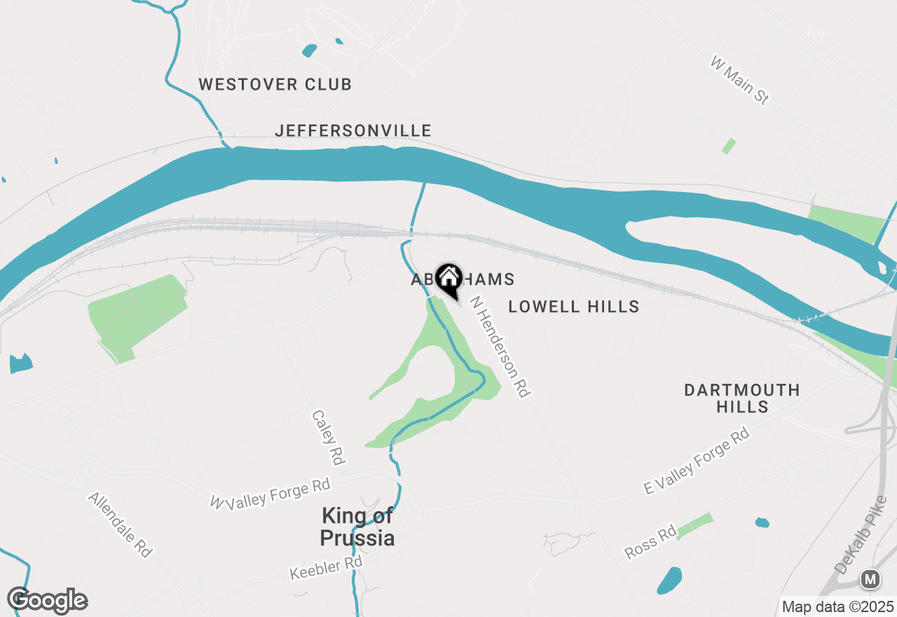 Map of 732 Hidden Valley Road, King Of Prussia, PA 19406