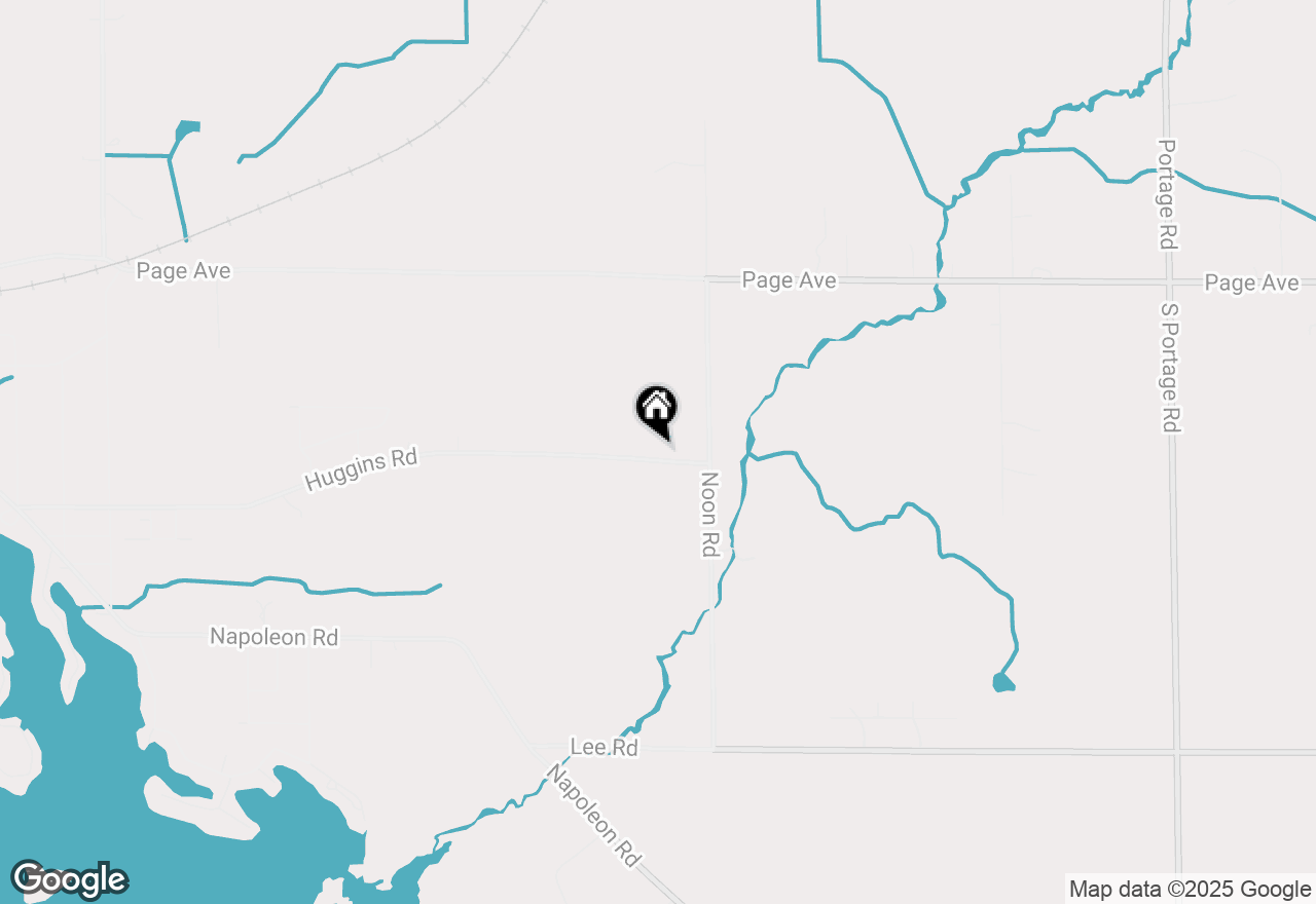 Map of 5132 Huggins, Michigan Center, MI 49254