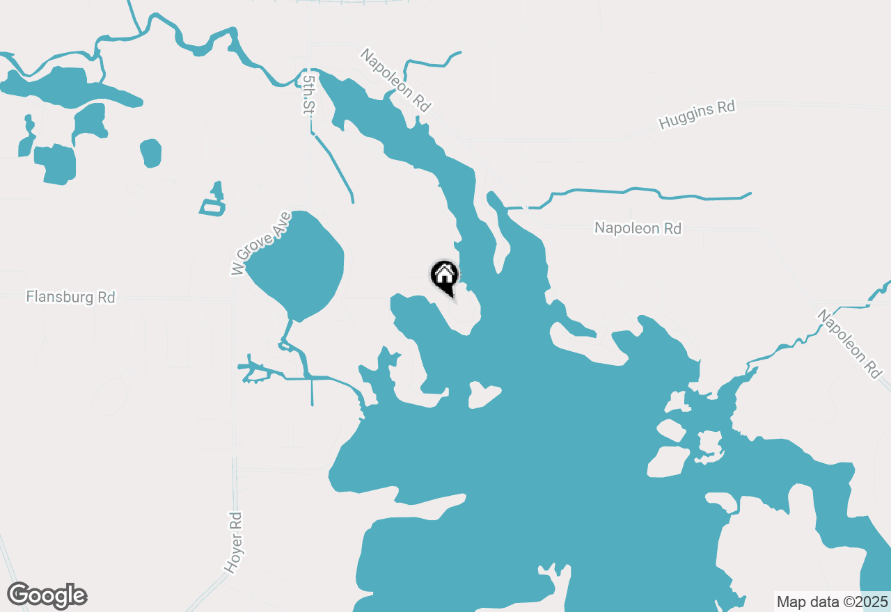 Map of 863 S Lakeside Drive, Michigan Center, MI 49254