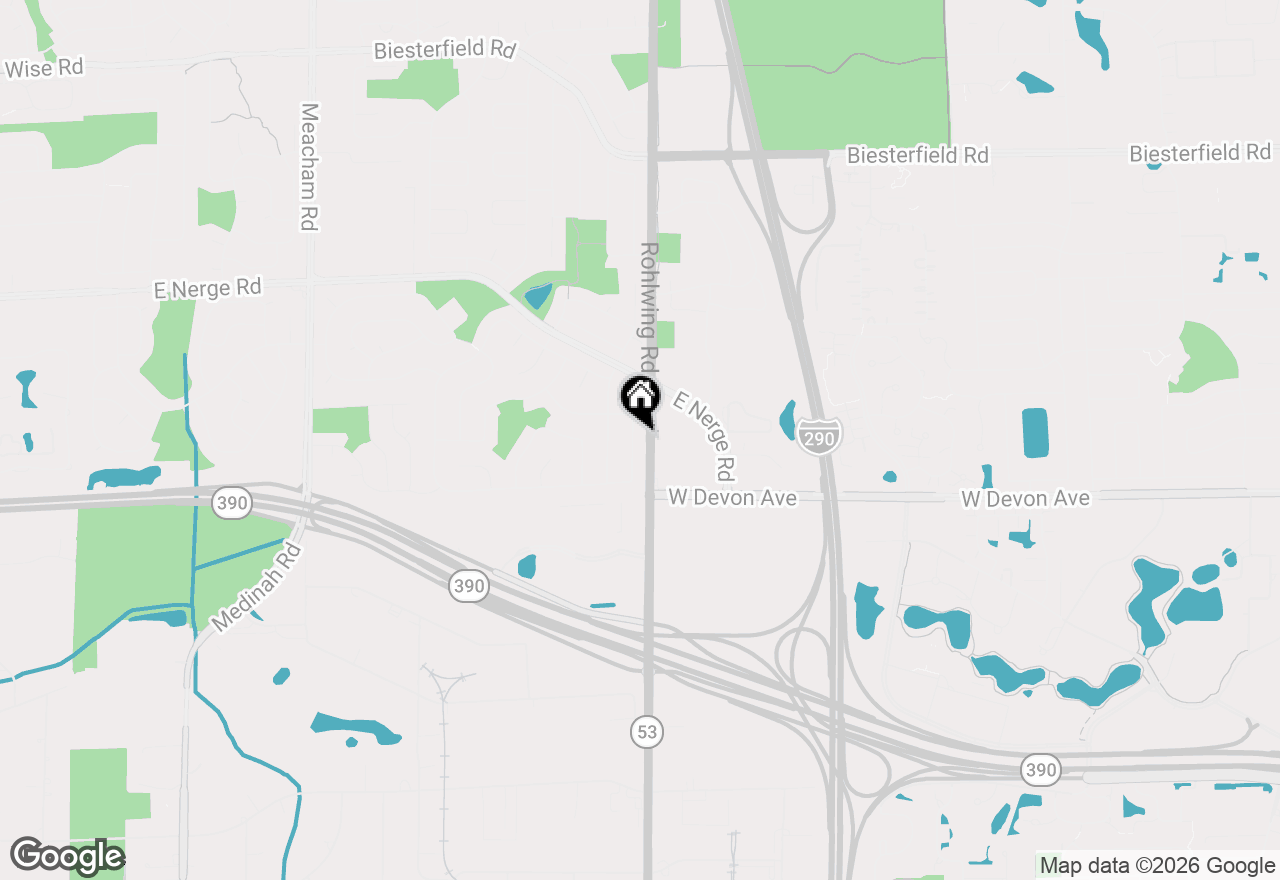 Map of 1477 William Clifford Lane, Elk Grove Village, IL 60007