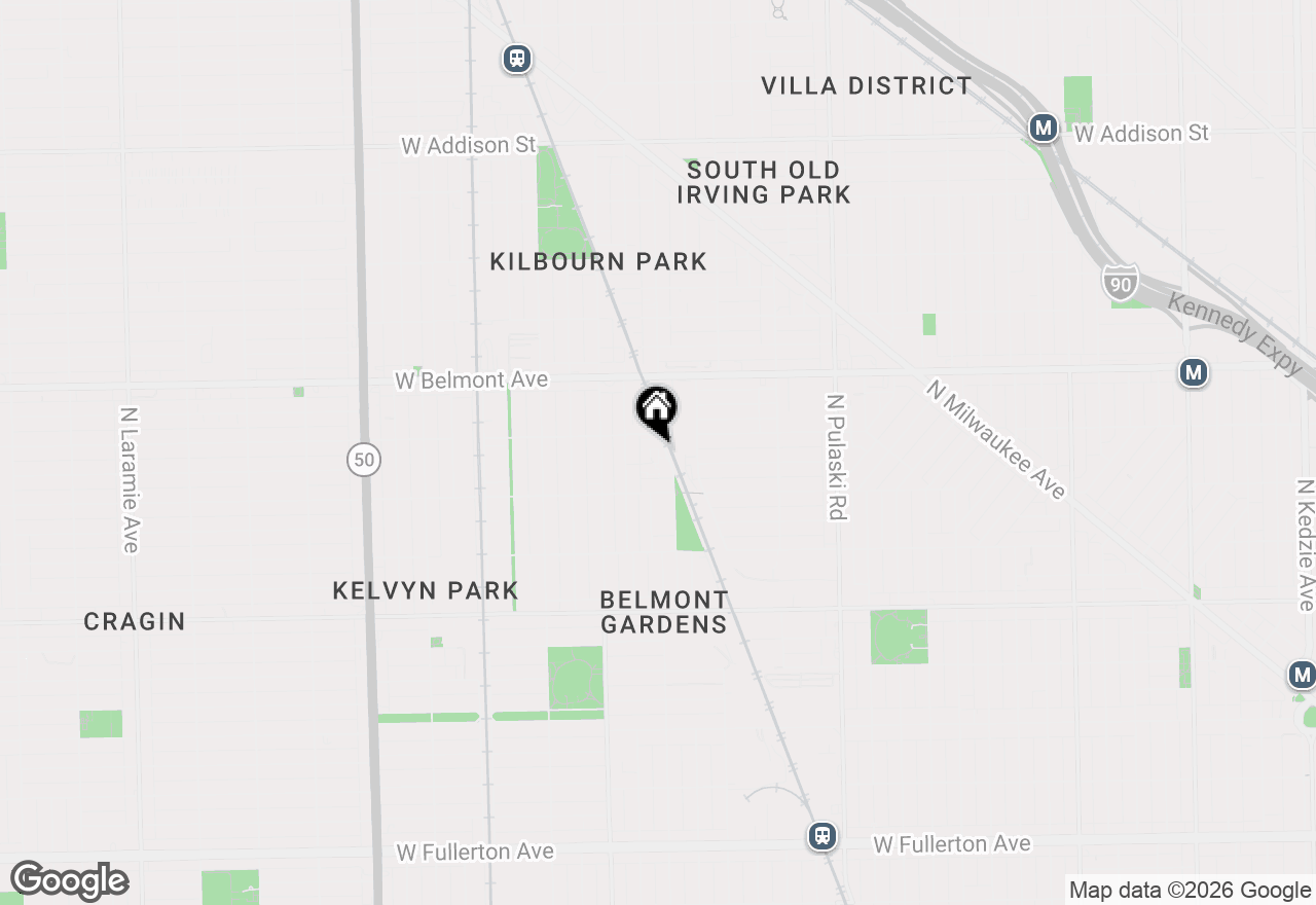 Map of 4240 W Nelson Street #2, Chicago, IL 60641