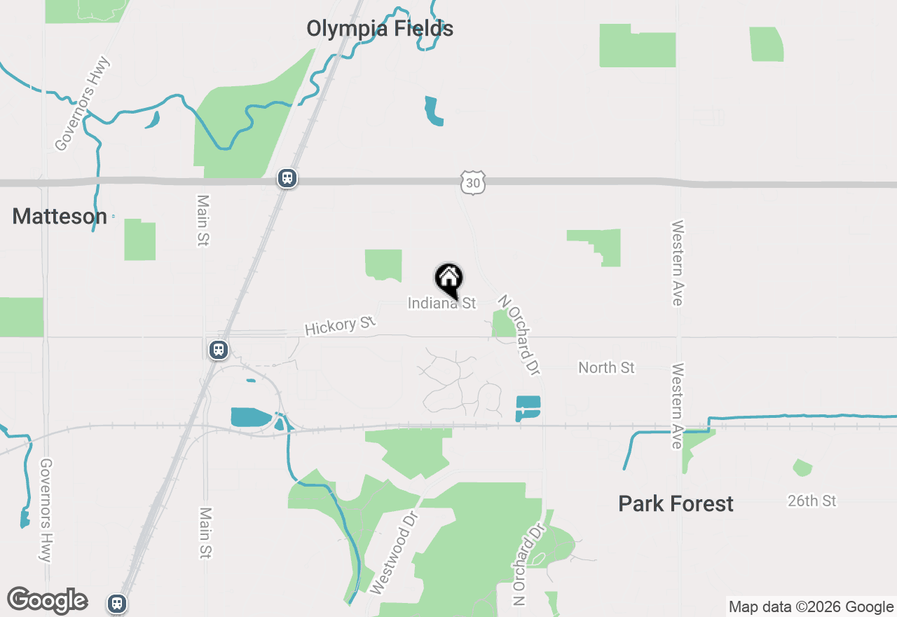 Map of 229 Indiana Street, Park Forest, IL 60466