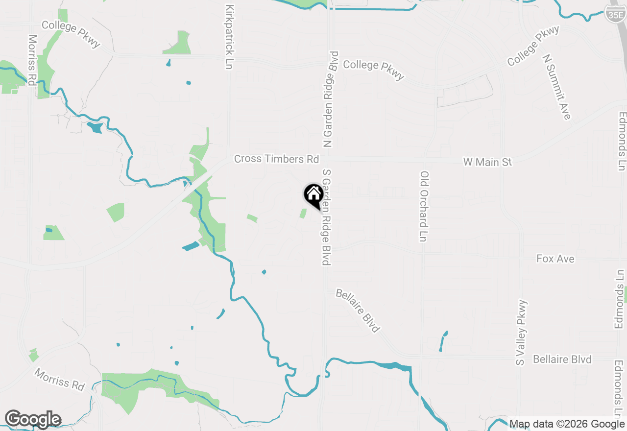 Map of 3821 Granby Lane, Flower Mound, TX 75028