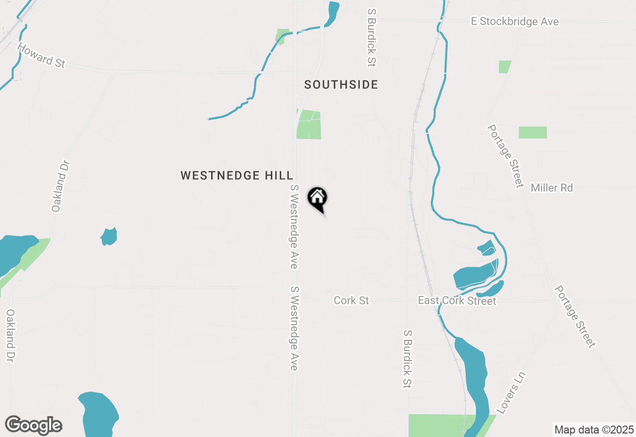 Map of 411 Edgemoor Avenue, Kalamazoo, MI 49001