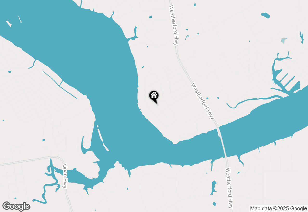 Map of 418 River Bank Lane, Granbury, TX 76049