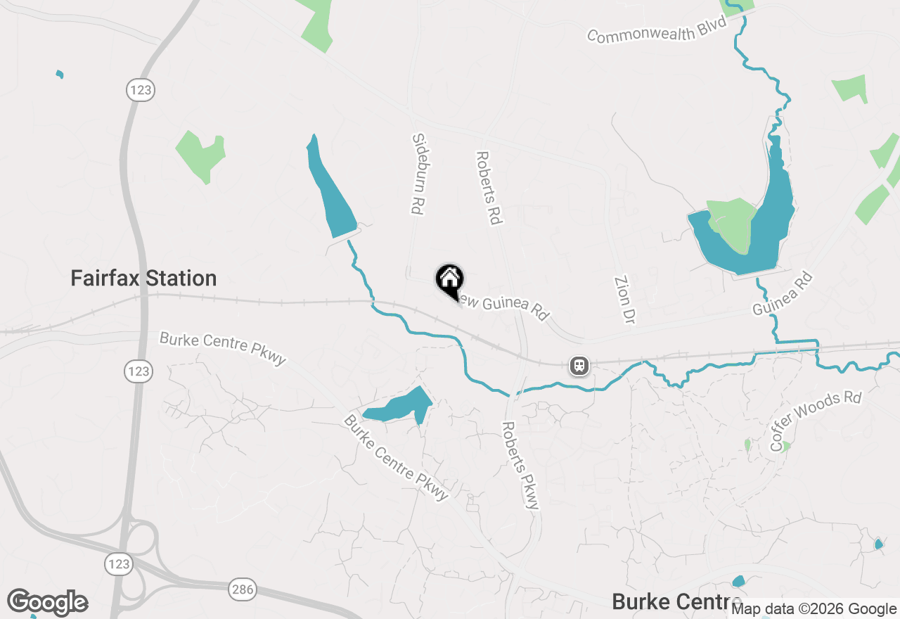 Map of 5570 Caithness Court, Fairfax, VA 22032
