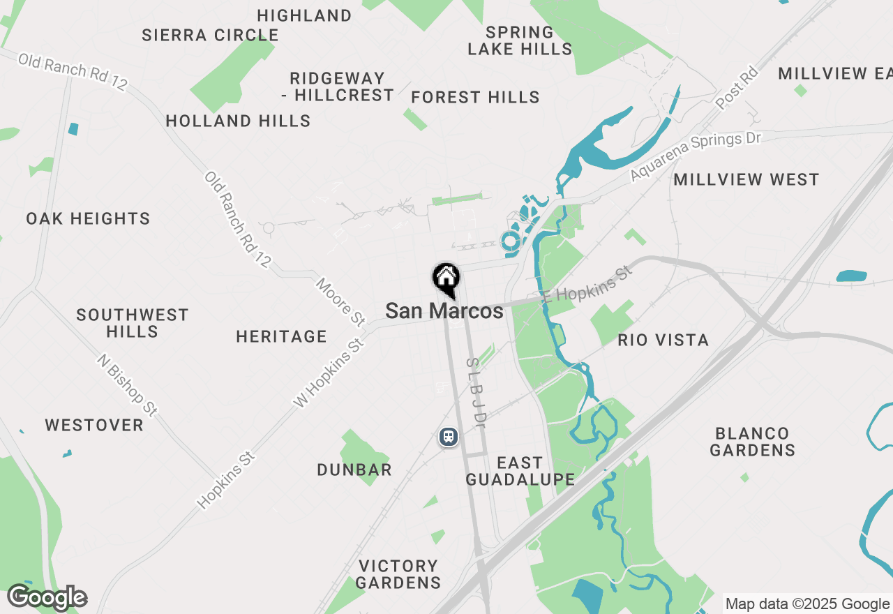 Map of 101 E Hopkins Street, San Marcos, TX 78666