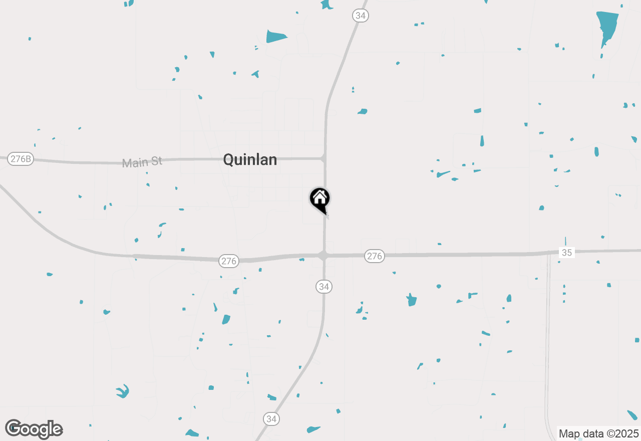Map of 8886 State Highway 34 S, Quinlan, TX 75474