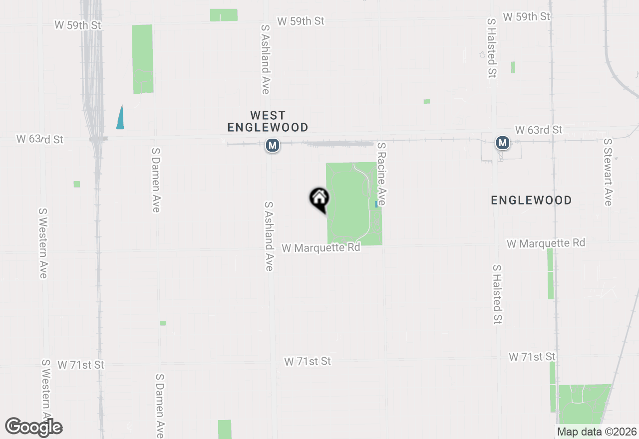 Map of 1415 W 66th Street #1415-1, Chicago, IL 60636