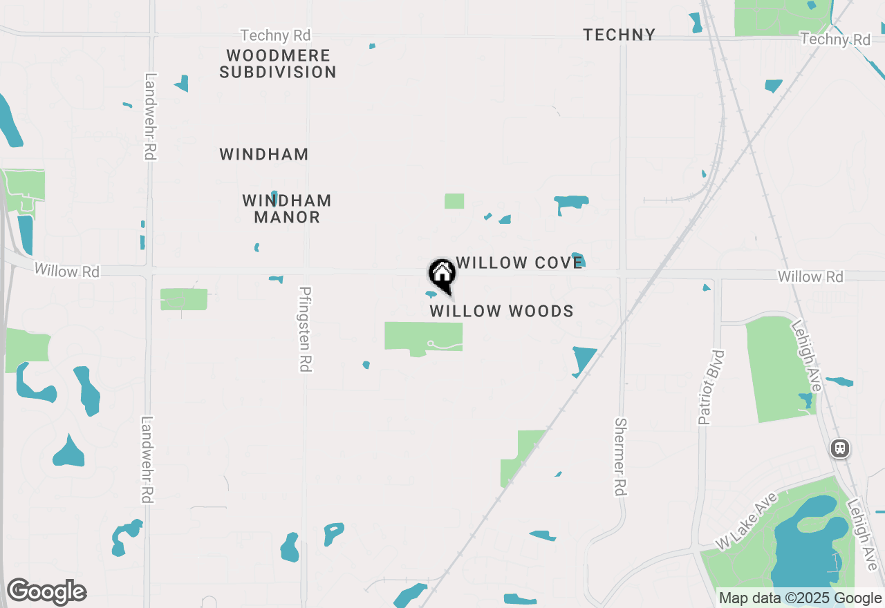 Map of 2456 Cobblewood Drive, Northbrook, IL 60062