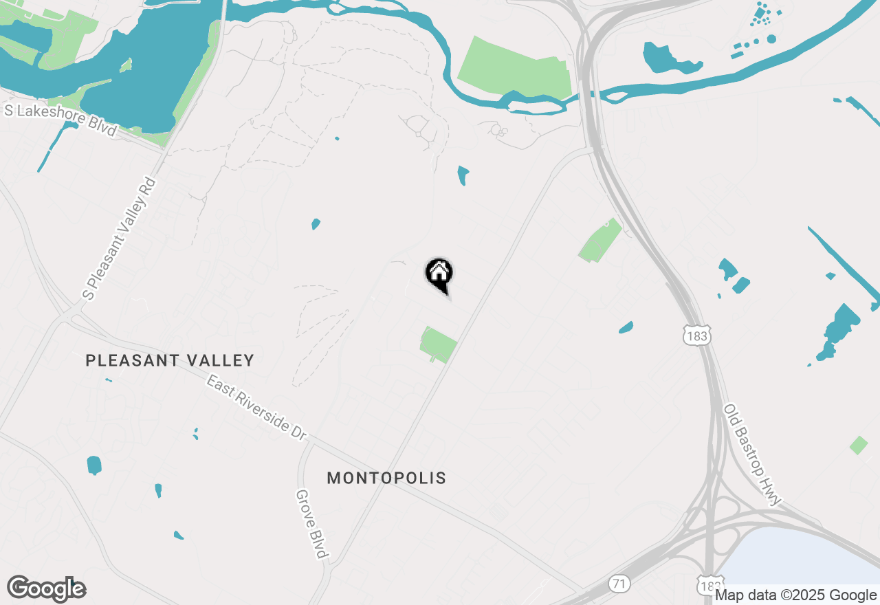 Map of 6109 Club Ter, Austin, TX 78741