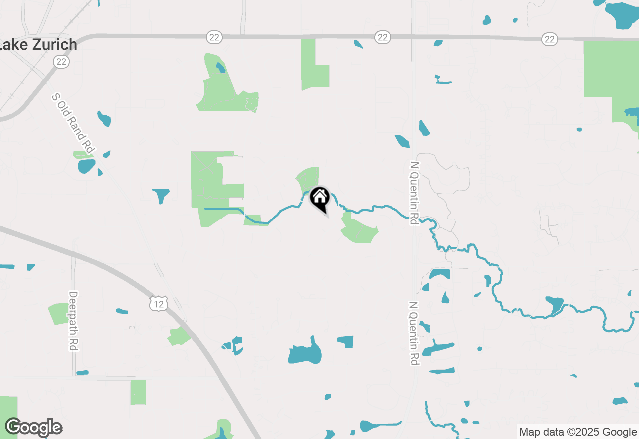 Map of 1157 Pheasant Ridge Drive, Lake Zurich, IL 60047