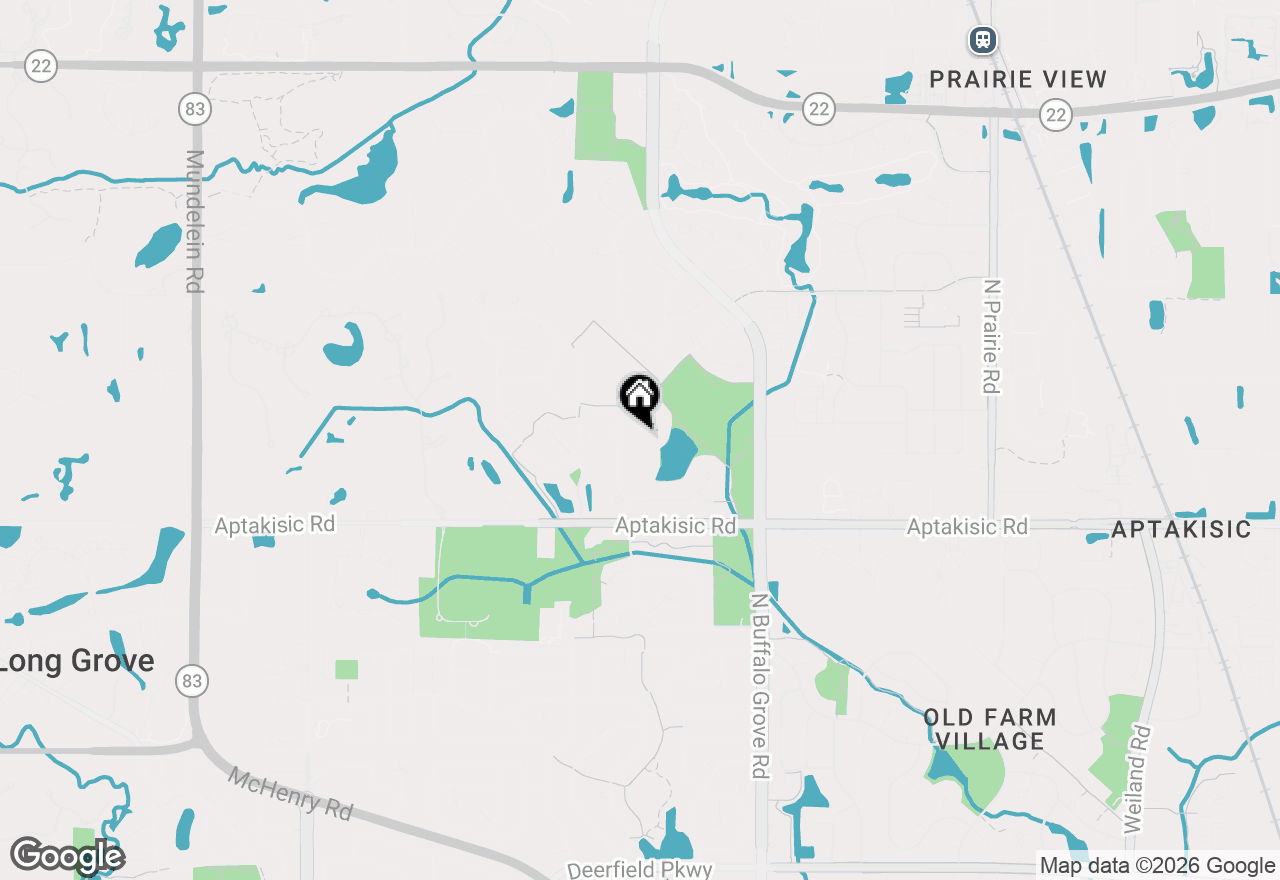 Map of 563 Dover Court, Buffalo Grove, IL 60089
