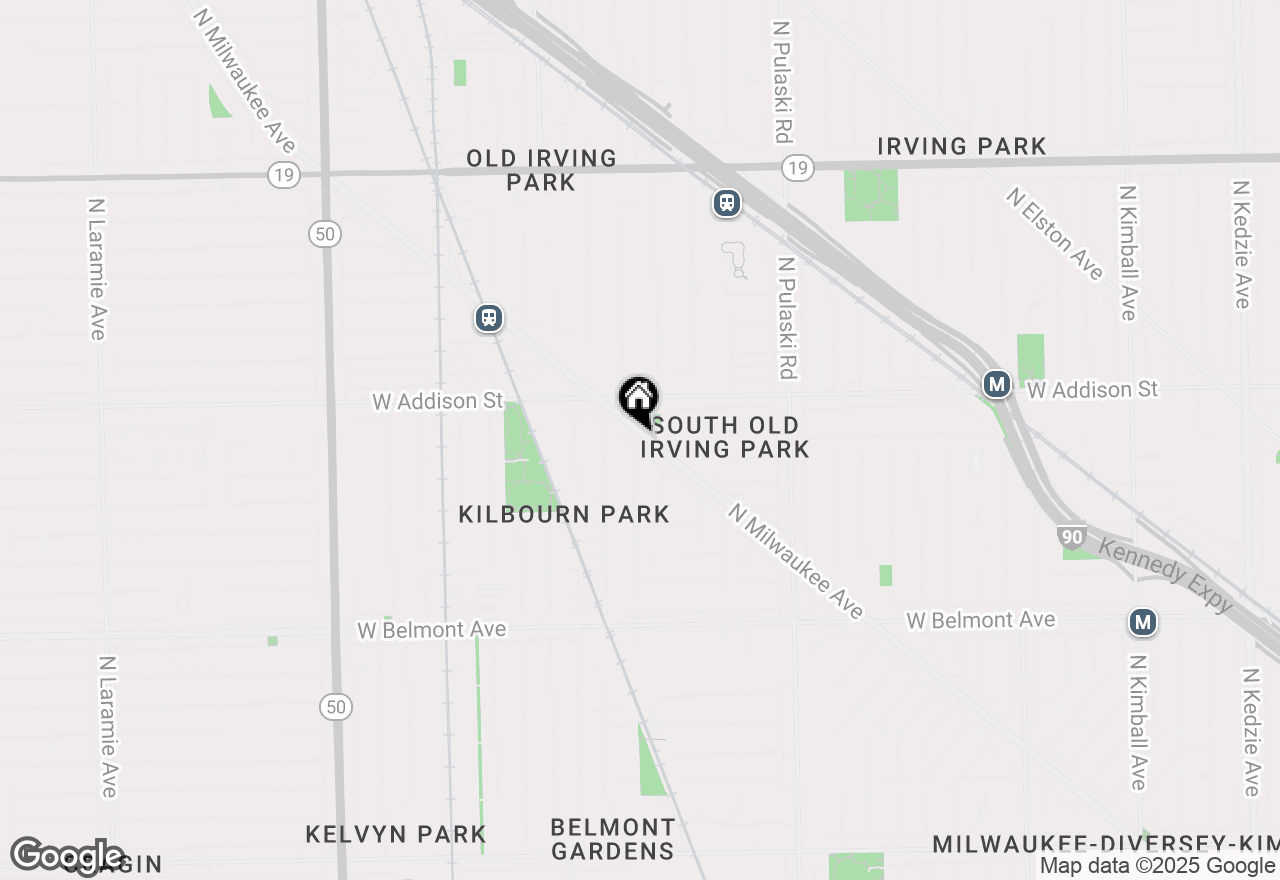 Map of 3546 N Milwaukee Avenue, Chicago, IL 60641