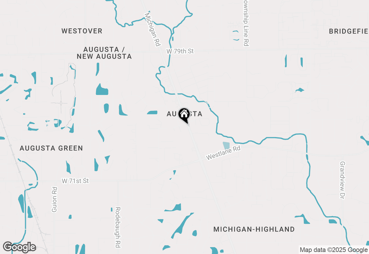 Map of 7480 Michigan Road, Indianapolis, IN 46268