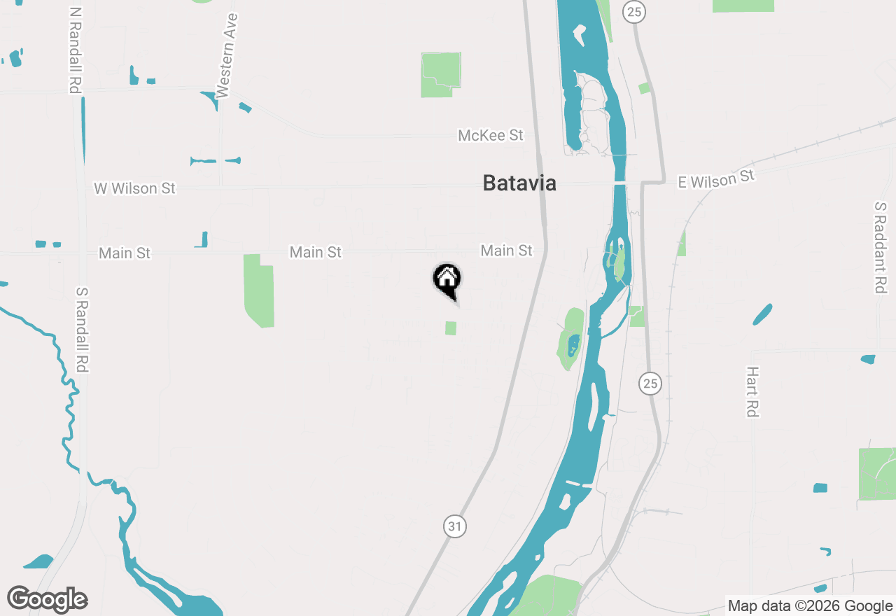 Map of 410 S Jackson Street, Batavia, IL 60510