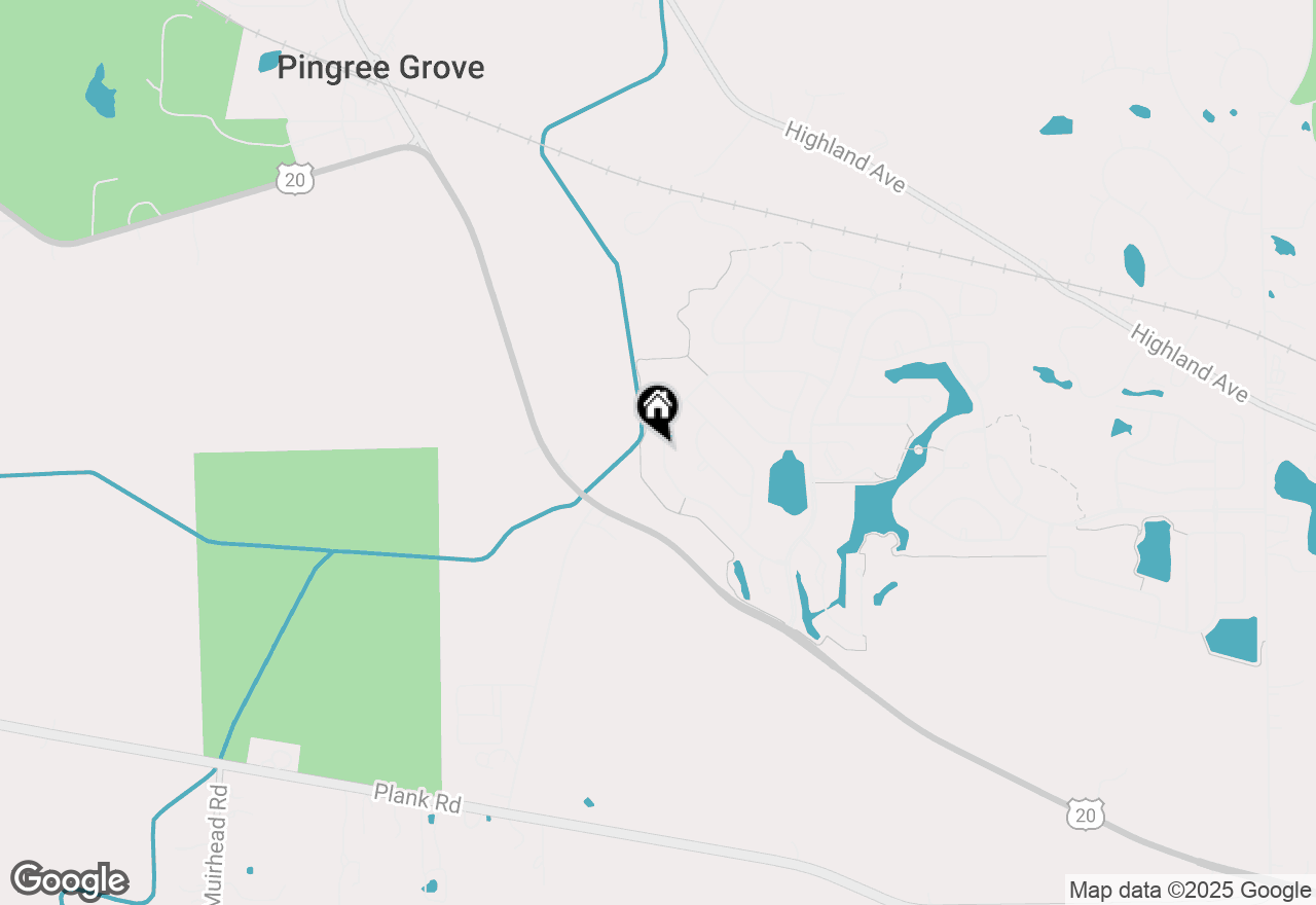 Map of 3708 Peregrine Way, Elgin, IL 60124