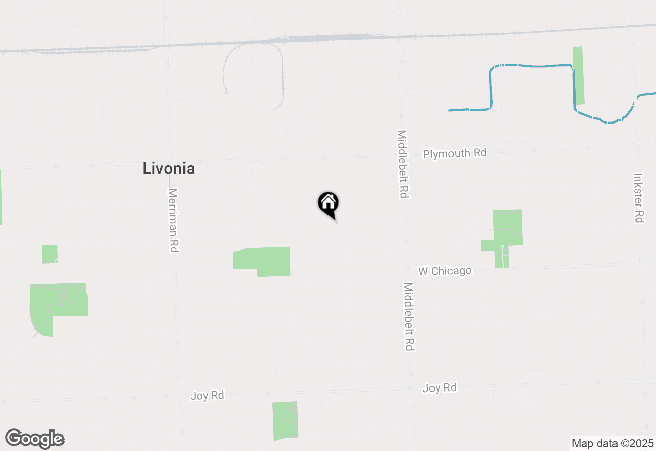 Map of 29929 Orangelawn, Livonia, MI 48150