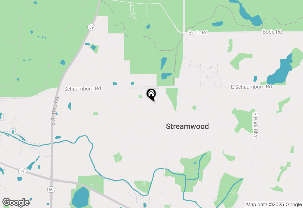 Map of 106 Woodcrest Circle, Streamwood, IL 60107