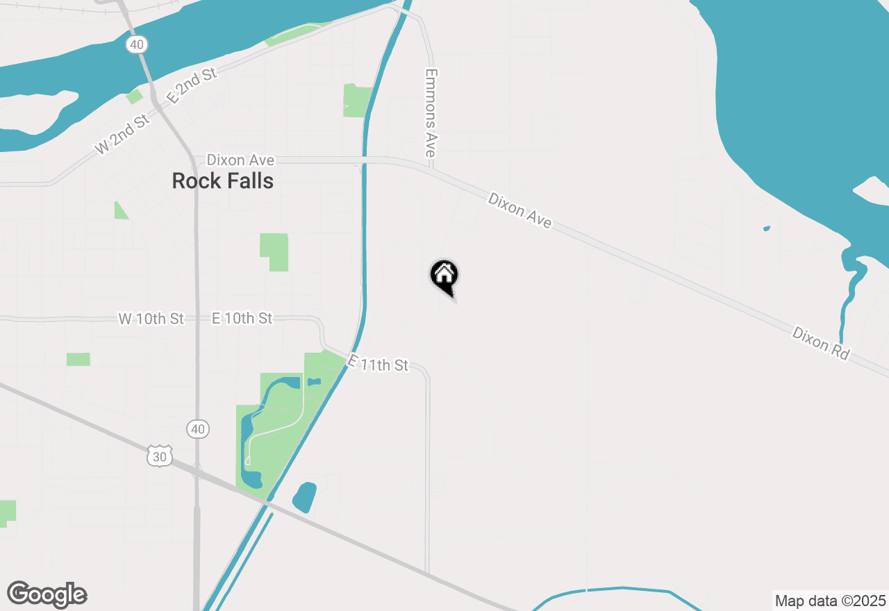 Map of 905 Wiker Drive, Rock Falls, IL 61071