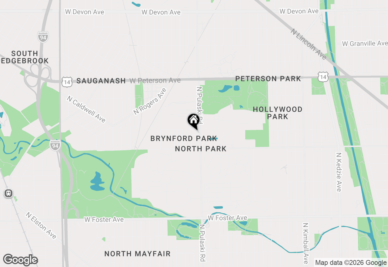 Map of 5701 N Keystone Avenue #GDN, Chicago, IL 60646