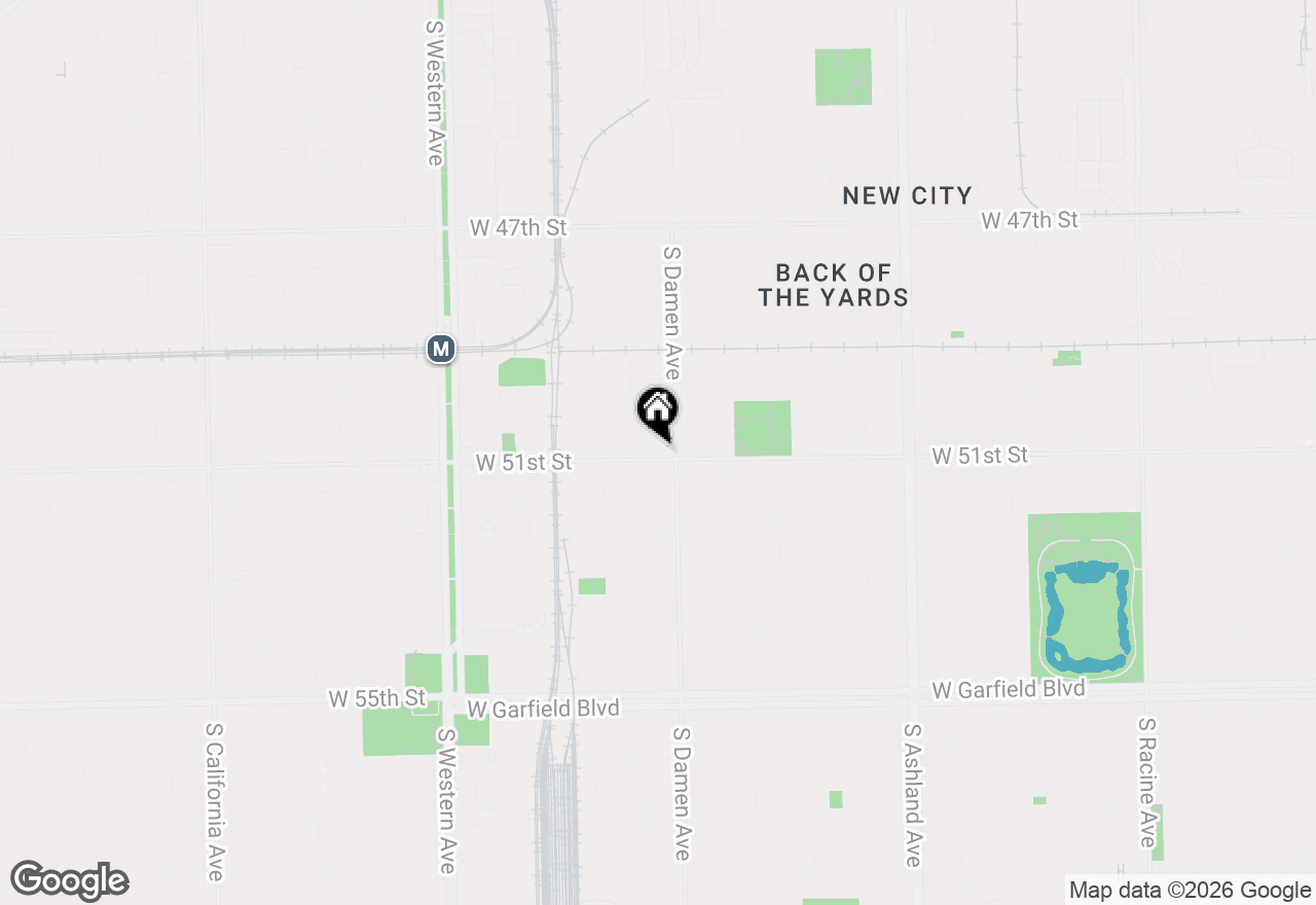 Map of 2016 W 51st Street, Chicago, IL 60609