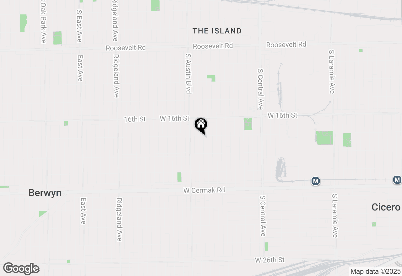 Map of 1803 S 59th Court, Cicero, IL 60804