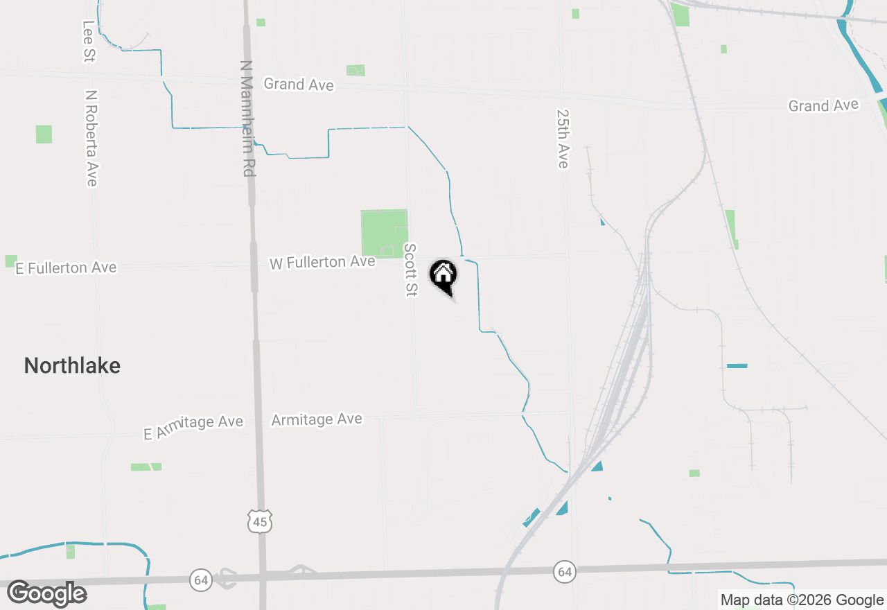 Map of 2249 N Hawthrone Avenue, Melrose Park, IL 60164