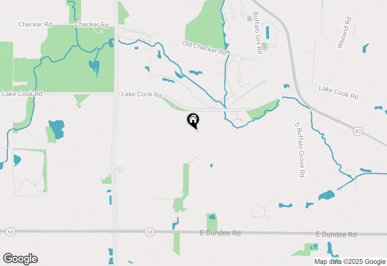 Map of 675 Hickory Drive, Buffalo Grove, IL 60089