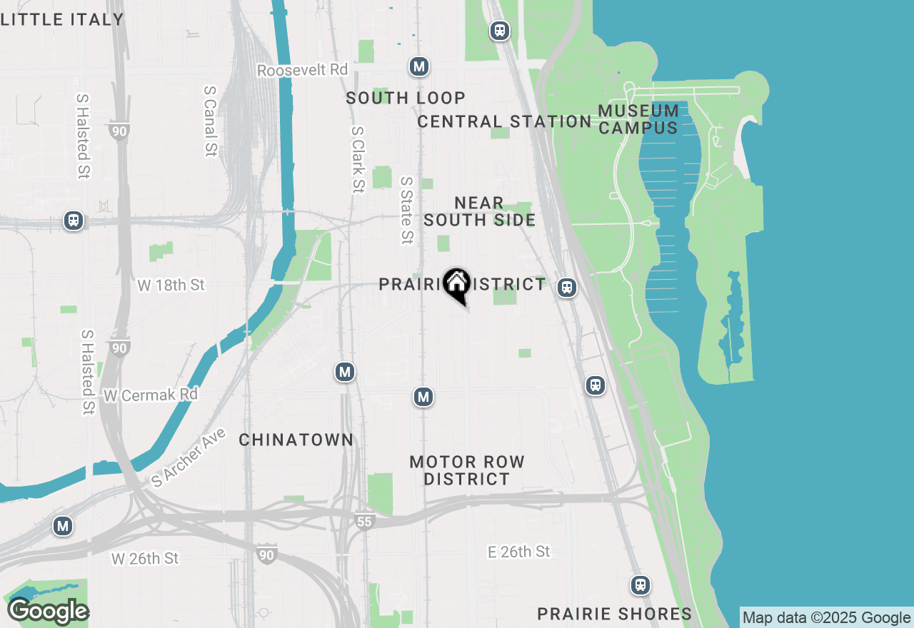 Map of 1910 S Michigan Avenue #406, Chicago, IL 60616