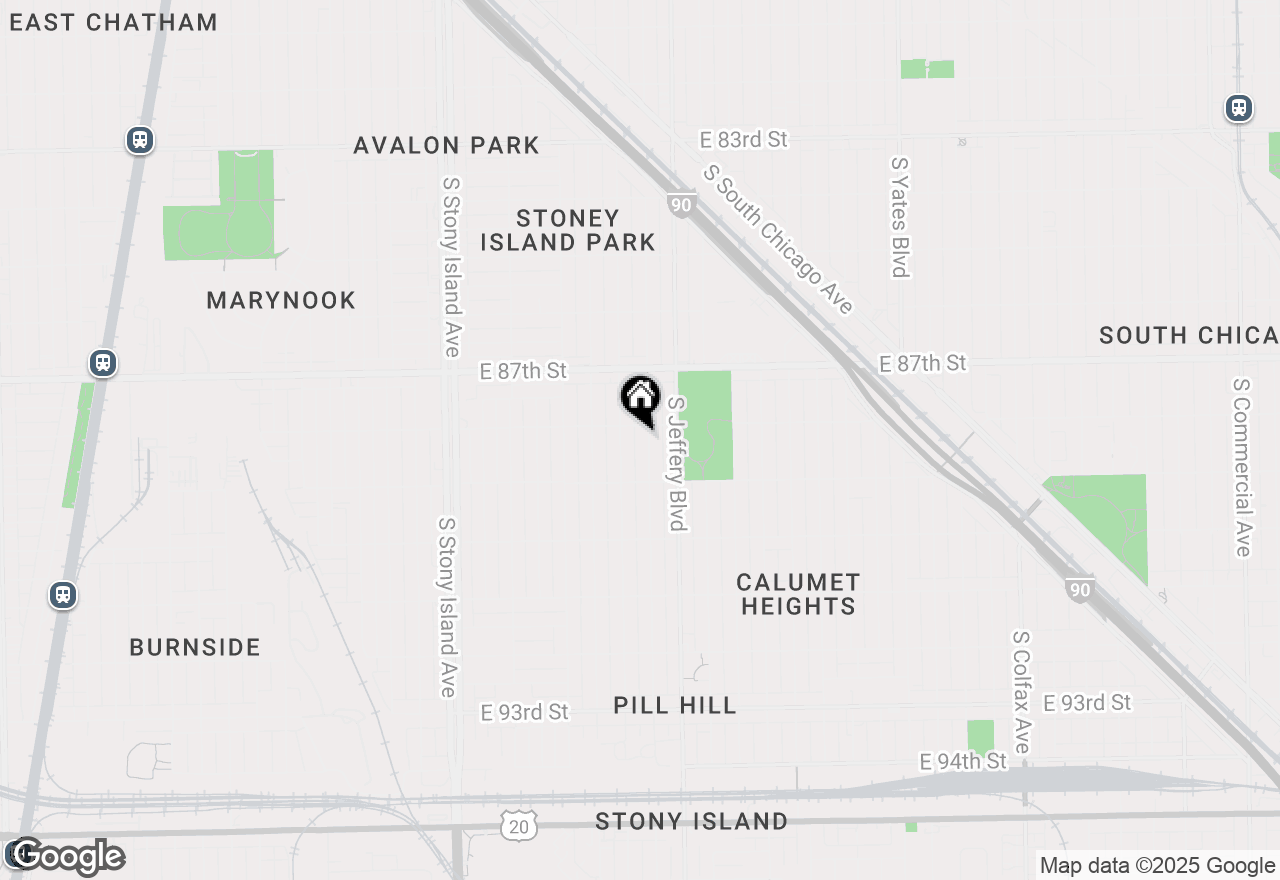 Map of 8812 S Euclid Avenue, Chicago, IL 60617