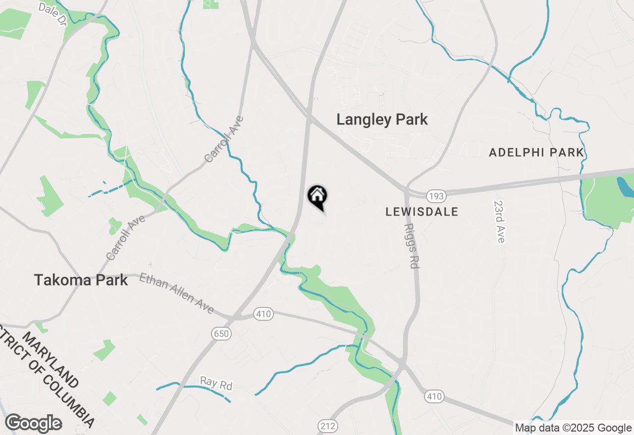 Map of 7333 New Hampshire Avenue #1217W, Takoma Park, MD 20912