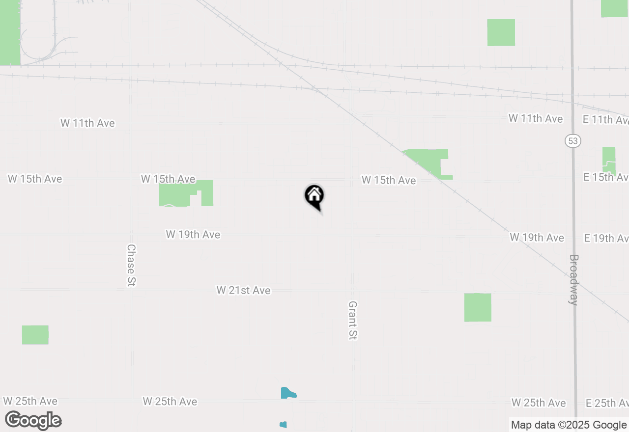 Map of 1729 Arthur Street, Gary, IN 46404