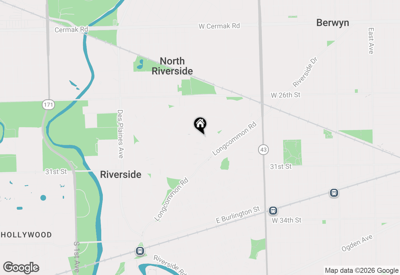 Map of 241 Southcote Road, Riverside, IL 60546
