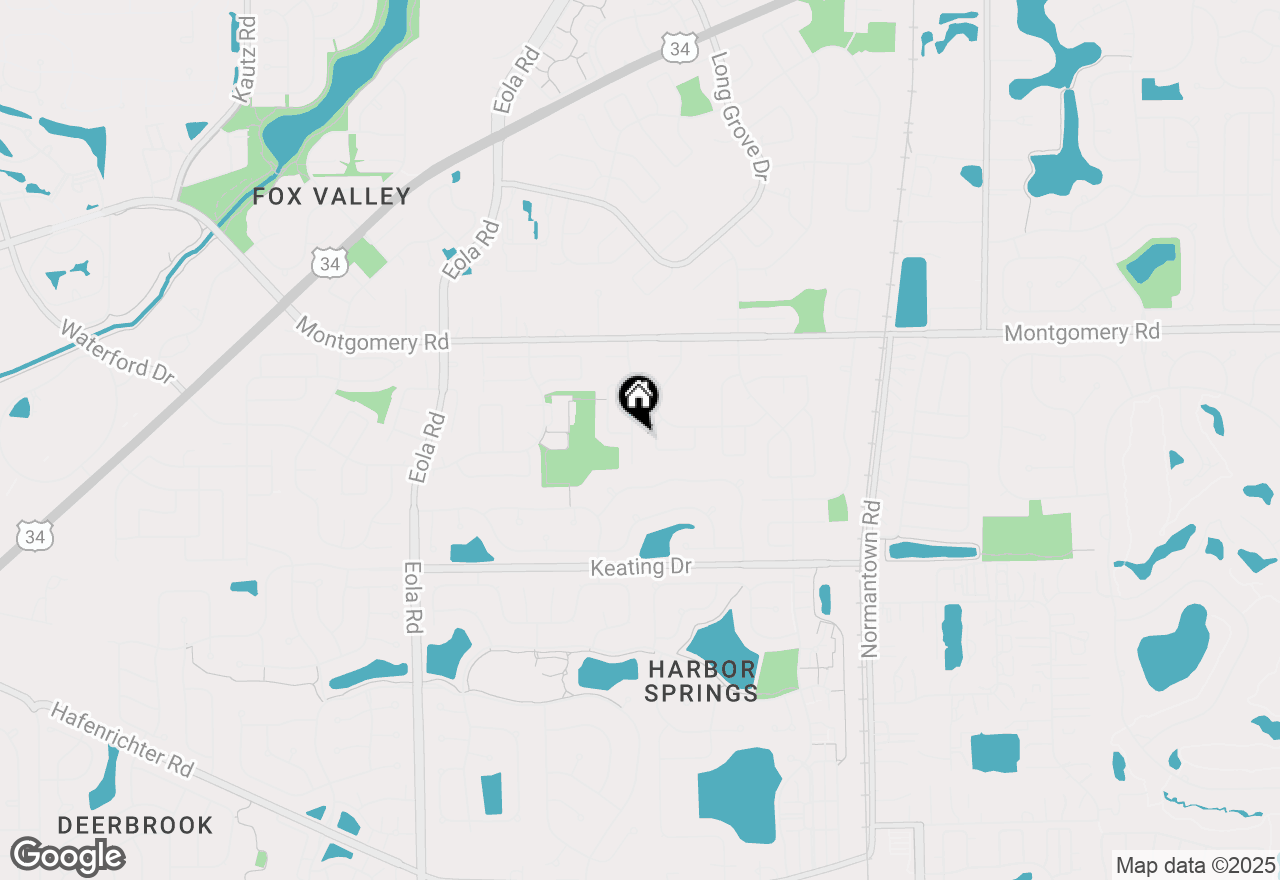 Map of 1356 Valayna Drive, Aurora, IL 60504