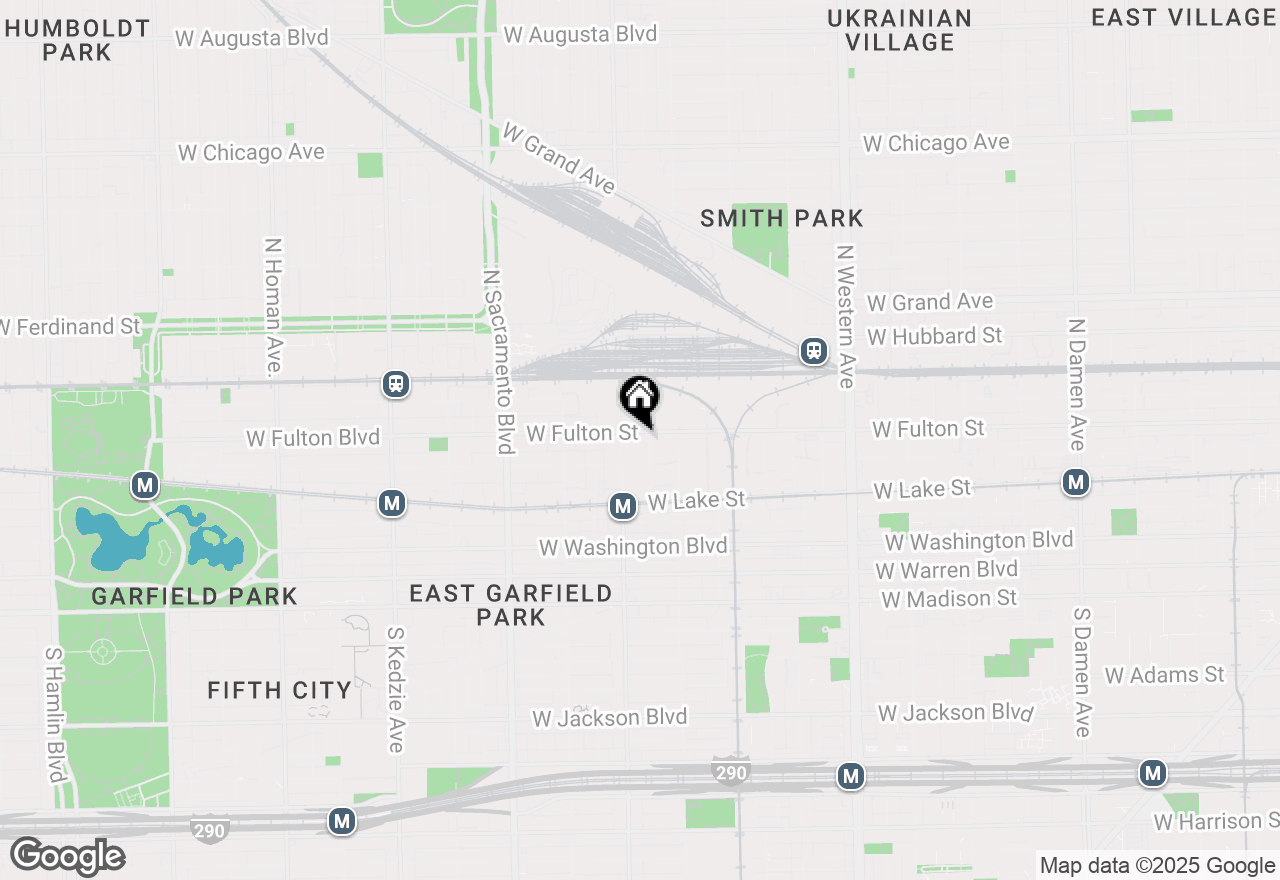 Map of 2737 W Fulton Street, Chicago, IL 60612