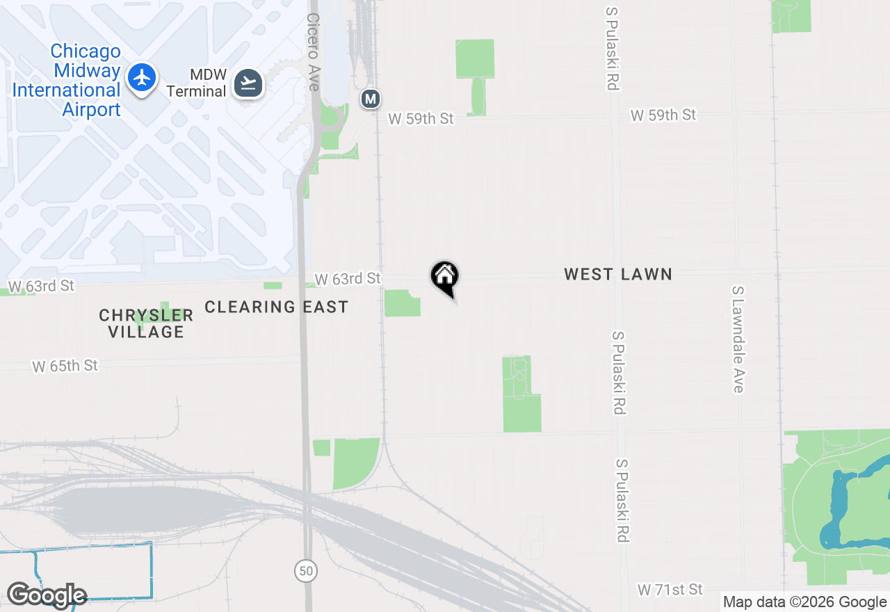 Map of 6347 S Kenneth Avenue, Chicago, IL 60629