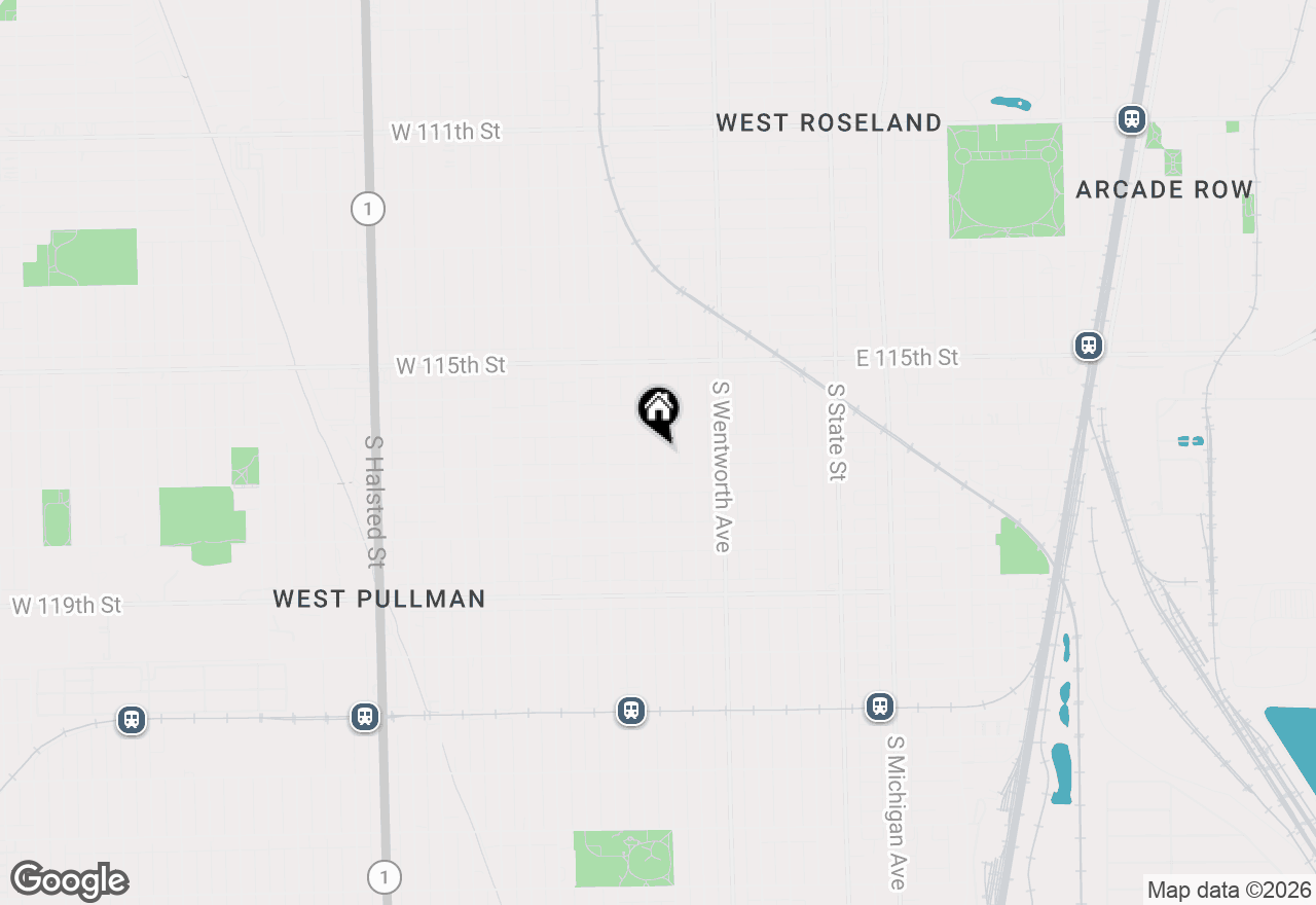 Map of 11634 S Princeton Avenue, Chicago, IL 60628