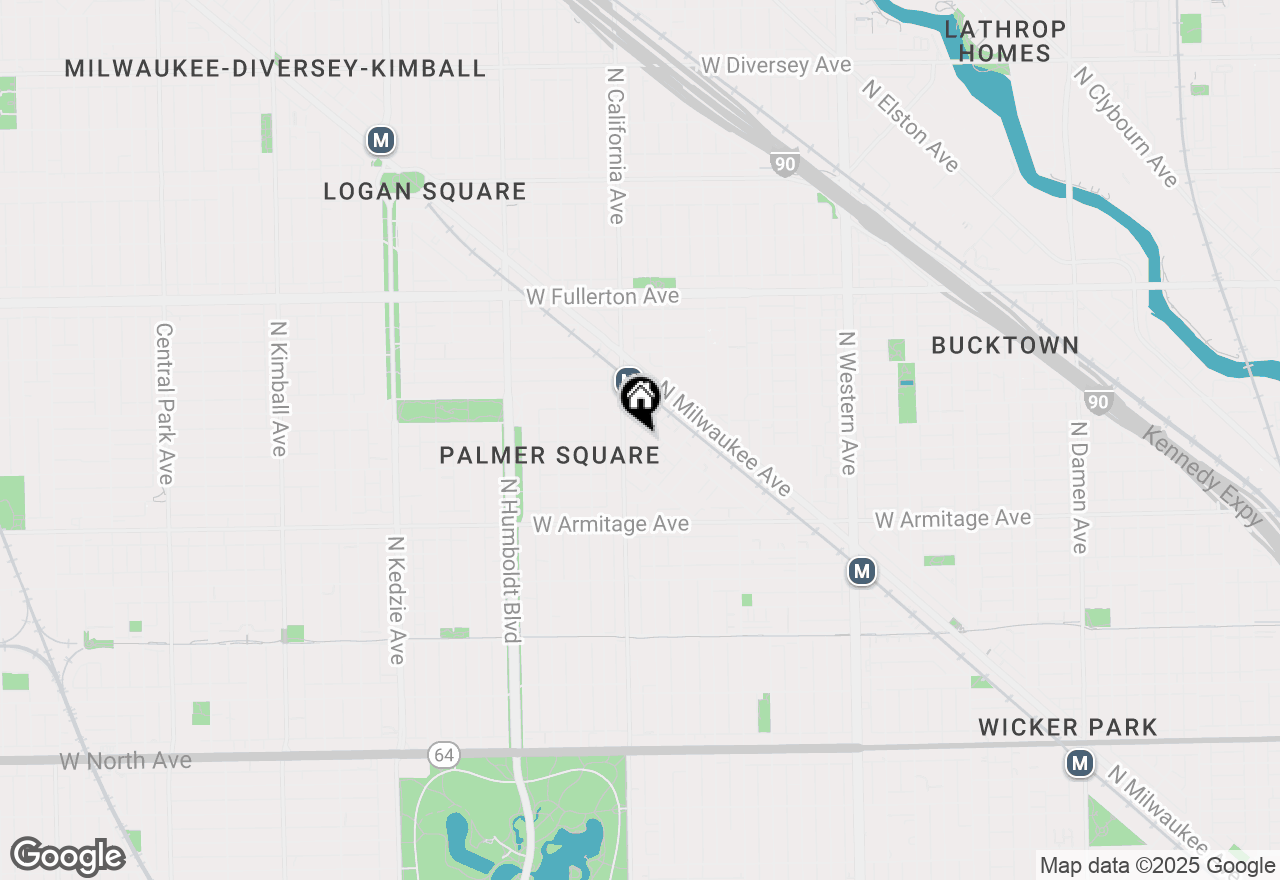 Map of 2761 W Saint Mary Street #1, Chicago, IL 60647