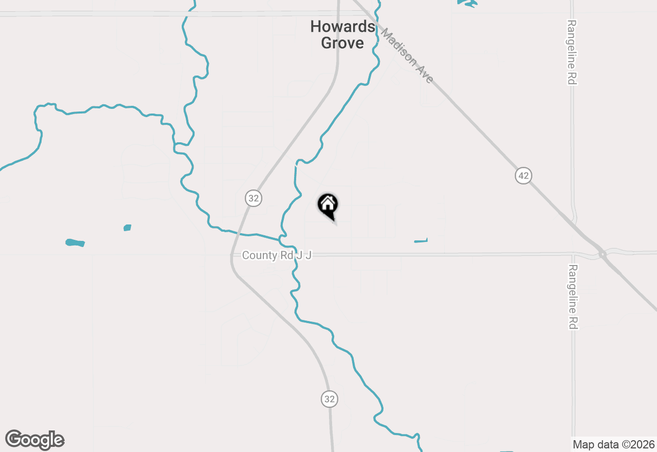 Map of 707 Goldfinch Ln, Howards Grove, WI 53083