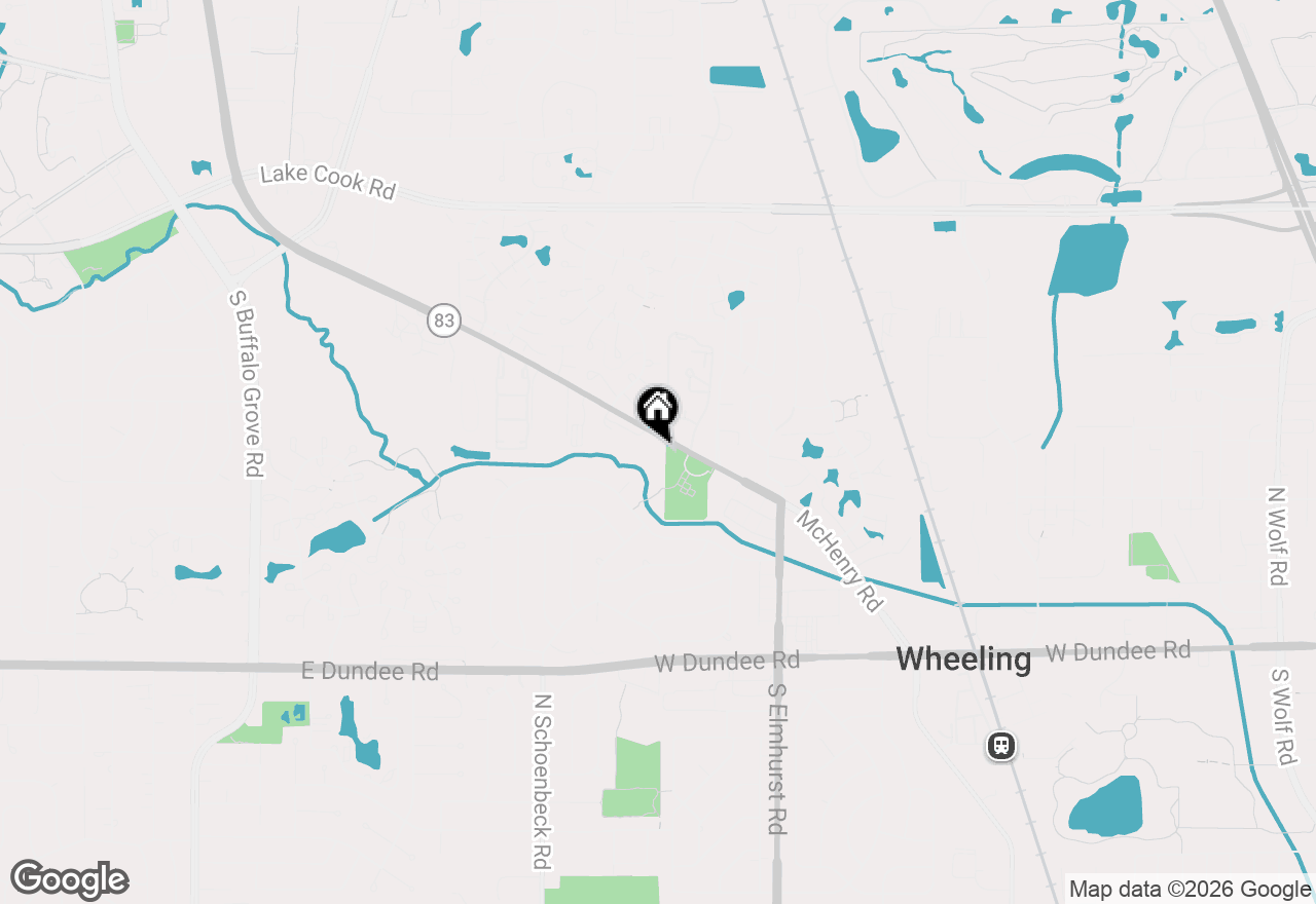 Map of 640 Mchenry Road #408, Wheeling, IL 60090