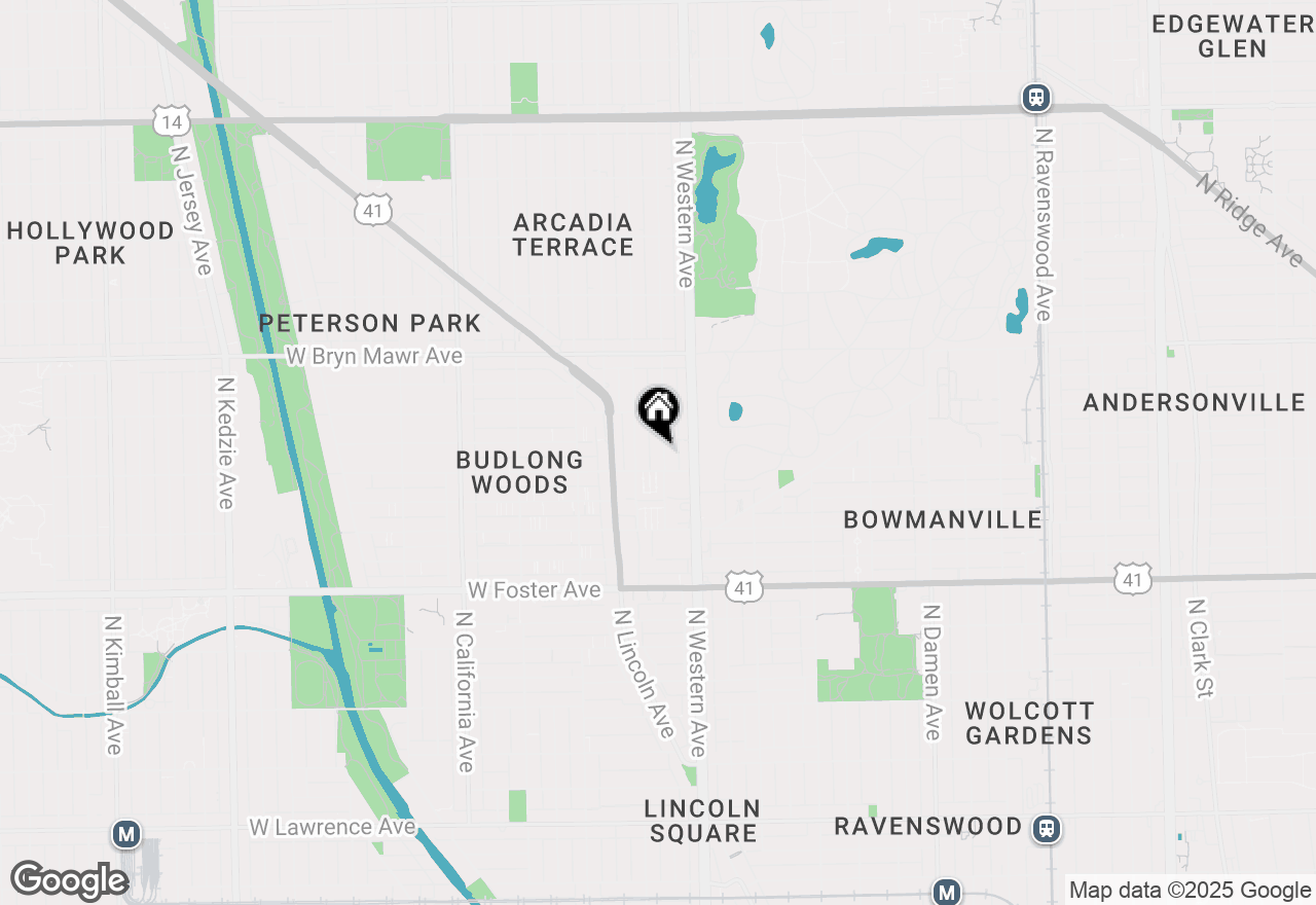 Map of 5422 N Artesian Avenue, Chicago, IL 60625