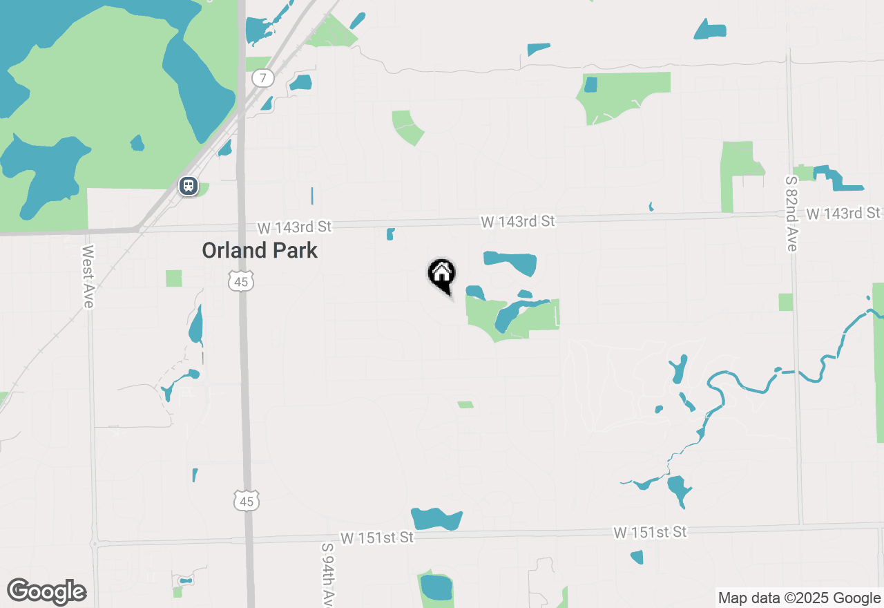Map of 9058 Caddy Court, Orland Park, IL 60462