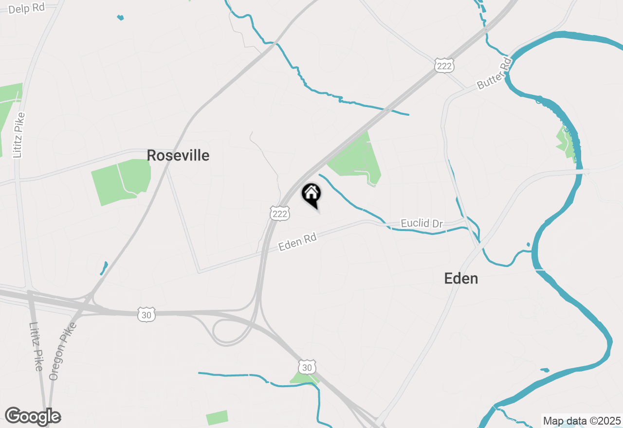 Map of 1100 Bluegrass Road #HAWTHORNE, Lancaster, PA 17601