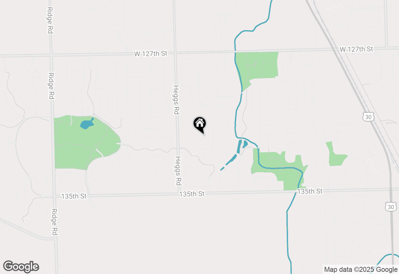 Map of 25902 Campbell Lane, Plainfield, IL 60585