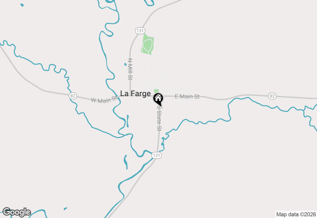 Map of 243 S State St, La Farge, WI 54639