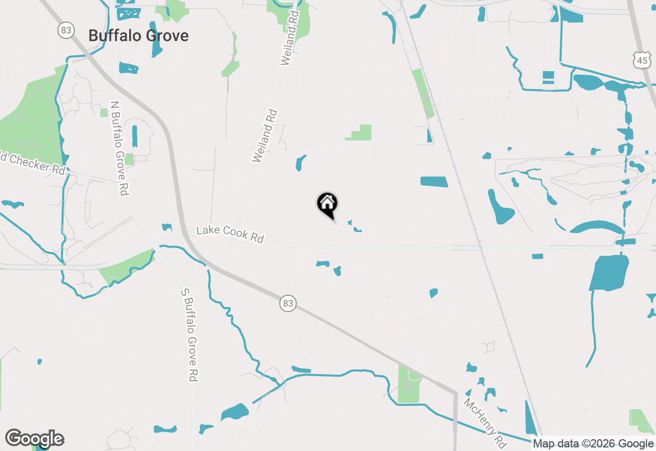 Map of 535 Le Parc Circle, Buffalo Grove, IL 60089